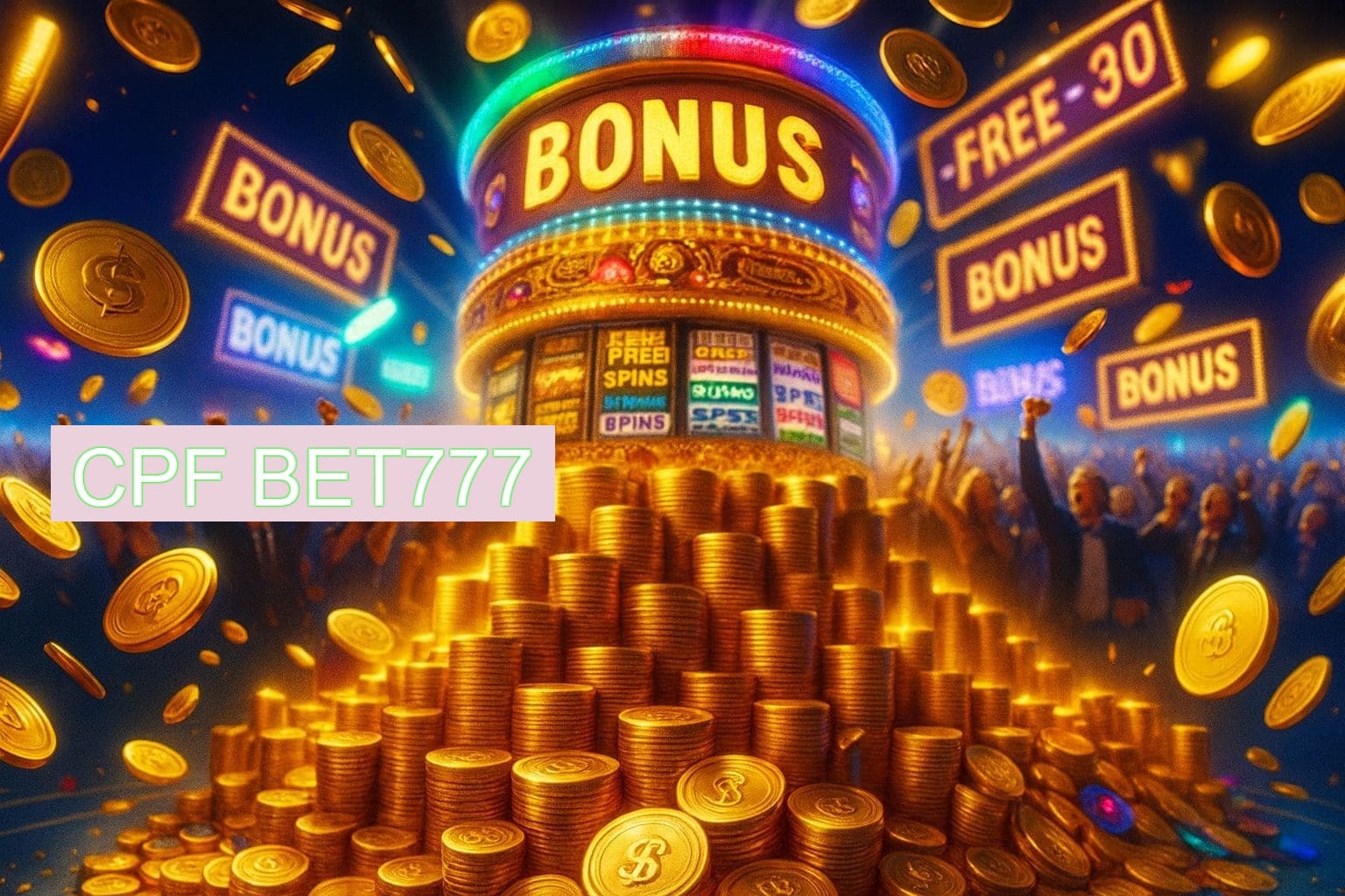 Bônus de boas-vindas e outros tipos de bônus no CPF BET777